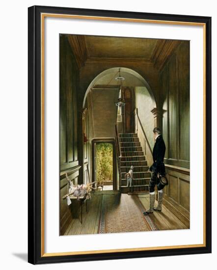 The Staircase of the London Residence of the Painter, 1828-Pieter Christoffel Wonder-Framed Giclee Print