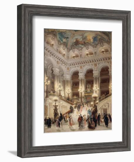 The Staircase of the New Opera of Paris-Louis Beroud-Framed Giclee Print