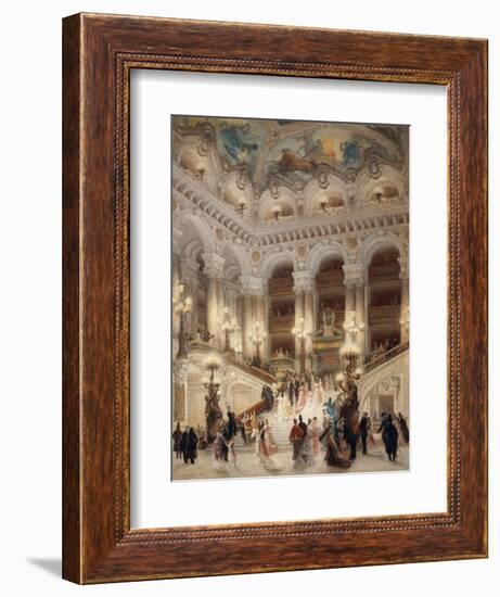 The Staircase of the New Opera of Paris-Louis Beroud-Framed Giclee Print