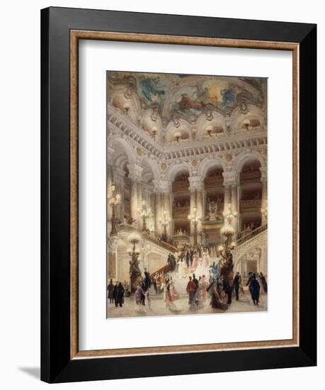 The Staircase of the New Opera of Paris-Louis Beroud-Framed Giclee Print