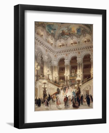 The Staircase of the New Opera of Paris-Louis Beroud-Framed Giclee Print