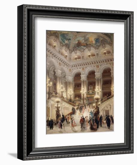 The Staircase of the New Opera of Paris-Louis Beroud-Framed Giclee Print