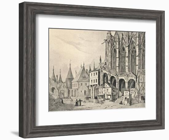 'The Staircase of the Sainte-Chapelle', 1700 (1915)-Unknown-Framed Giclee Print