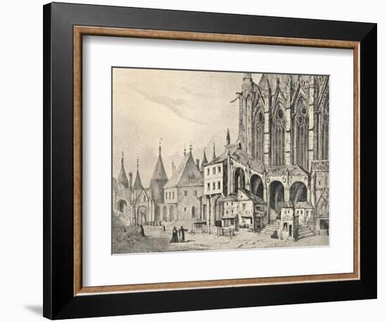 'The Staircase of the Sainte-Chapelle', 1700 (1915)-Unknown-Framed Giclee Print