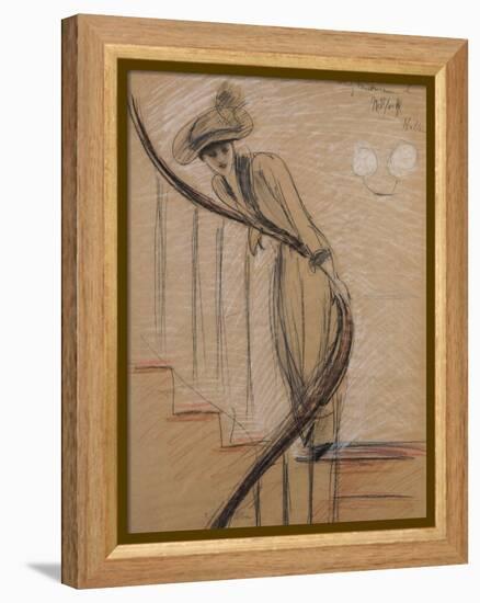 The Staircase-Paul Cesar Helleu-Framed Premier Image Canvas