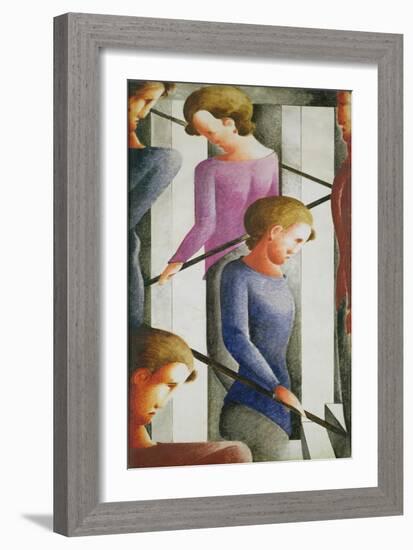 The Staircase-Oskar Schlemmer-Framed Giclee Print