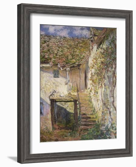 The Stairs, 1878-Claude Monet-Framed Premium Giclee Print