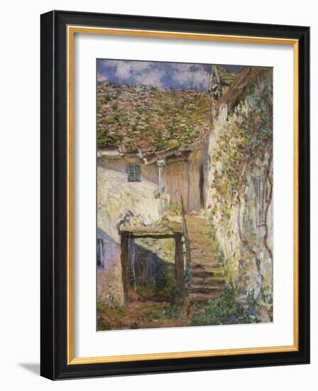 The Stairs, 1878-Claude Monet-Framed Premium Giclee Print