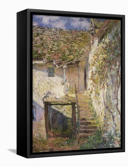 The Stairs, 1878-Claude Monet-Framed Premier Image Canvas