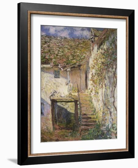 The Stairs, 1878-Claude Monet-Framed Giclee Print