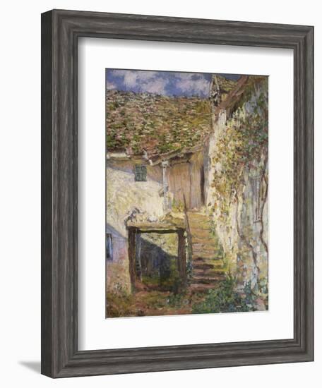 The Stairs, 1878-Claude Monet-Framed Giclee Print