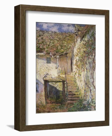 The Stairs, 1878-Claude Monet-Framed Giclee Print