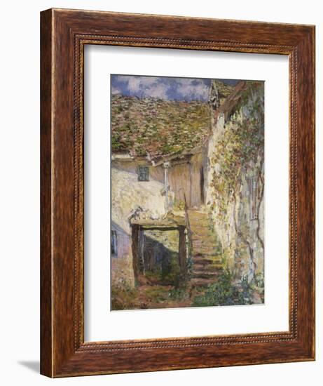 The Stairs, 1878-Claude Monet-Framed Giclee Print