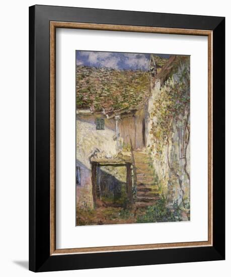 The Stairs, 1878-Claude Monet-Framed Giclee Print