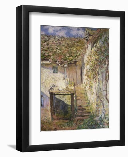 The Stairs, 1878-Claude Monet-Framed Giclee Print