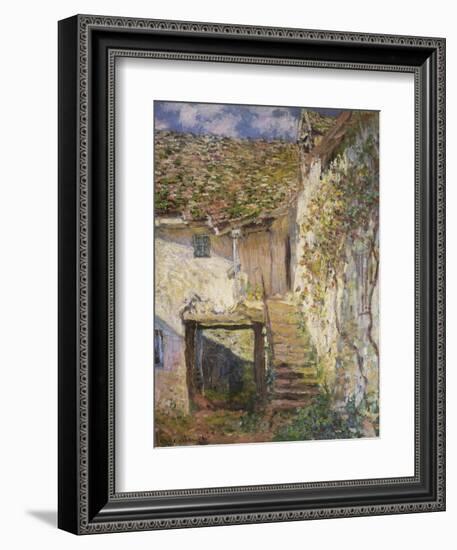 The Stairs, 1878-Claude Monet-Framed Giclee Print