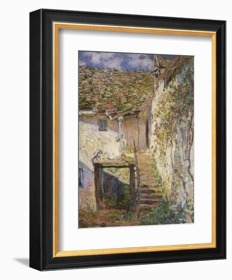 The Stairs, 1878-Claude Monet-Framed Giclee Print