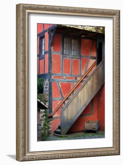 The Stairs of the Red House-Philippe Sainte-Laudy-Framed Photographic Print