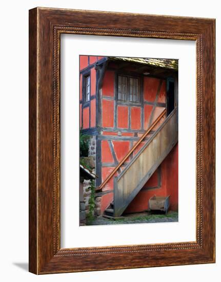 The Stairs of the Red House-Philippe Sainte-Laudy-Framed Photographic Print