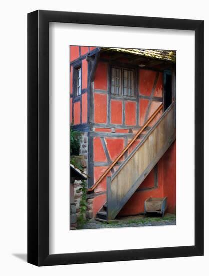 The Stairs of the Red House-Philippe Sainte-Laudy-Framed Photographic Print