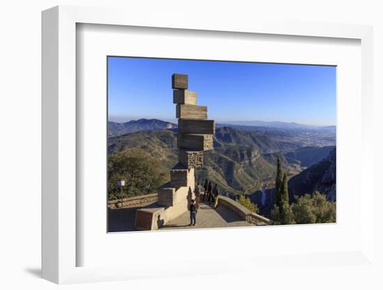 The 'Stairway to Understanding' by Sculptor Josef M-Paul Dymond-Framed Photographic Print