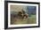 The Stampede-Frederic Sackrider Remington-Framed Art Print