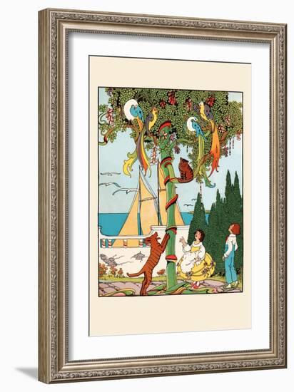 The Stand-Off in the Tree-Eugene Field-Framed Premium Giclee Print