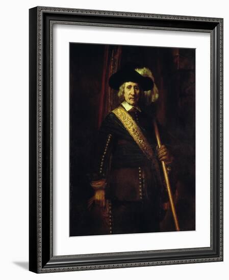 The Standard Bearer Floris Soop, 1654-Rembrandt van Rijn-Framed Giclee Print