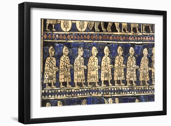 The Standard of Ur, Detail-null-Framed Art Print