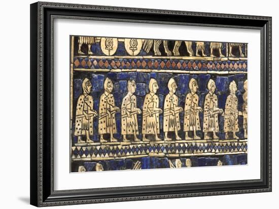 The Standard of Ur, Detail-null-Framed Art Print