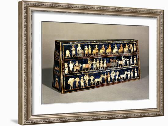 The Standard of Ur, Southern Iraq, 2600-2400 BCE-null-Framed Giclee Print