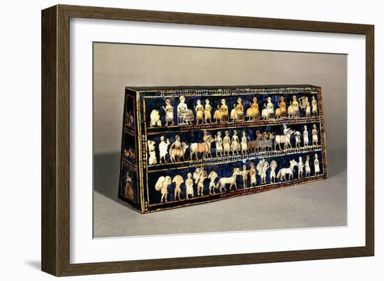 The Standard of Ur, Southern Iraq, 2600-2400 BCE-null-Framed Giclee Print