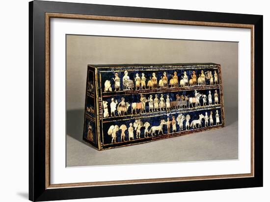 The Standard of Ur, Southern Iraq, 2600-2400 BCE-null-Framed Giclee Print