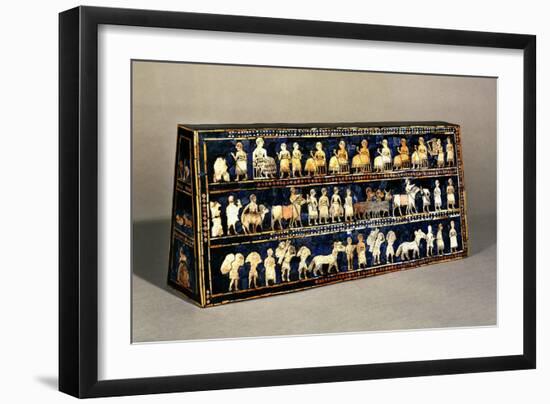 The Standard of Ur, Southern Iraq, 2600-2400 BCE-null-Framed Giclee Print