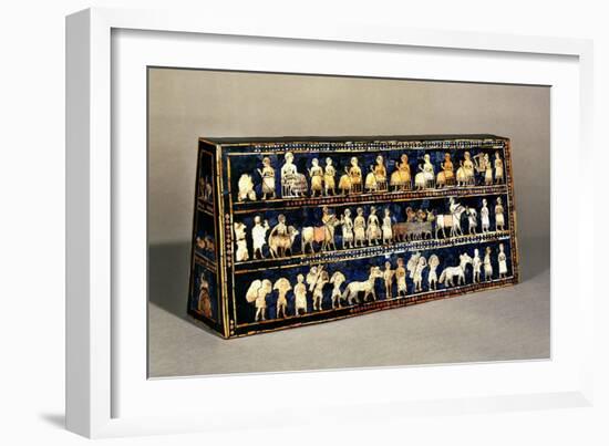 The Standard of Ur, Southern Iraq, 2600-2400 BCE-null-Framed Giclee Print