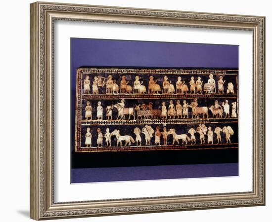 The Standard of Ur, Sumerian, Southern Iraq, c. 2500 BC-null-Framed Photographic Print