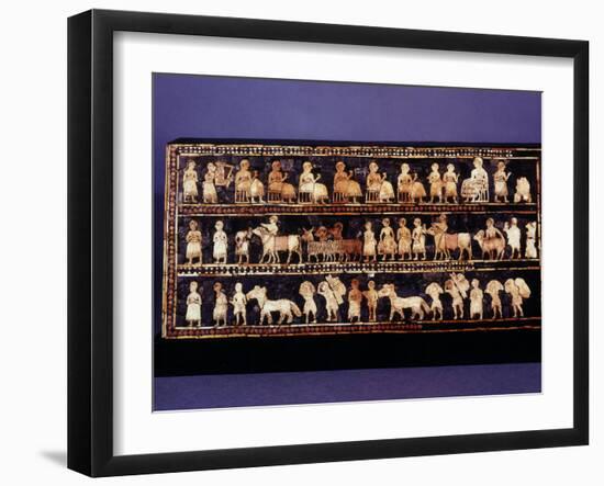 The Standard of Ur, Sumerian, Southern Iraq, c. 2500 BC-null-Framed Photographic Print