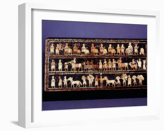 The Standard of Ur, Sumerian, Southern Iraq, c. 2500 BC-null-Framed Photographic Print