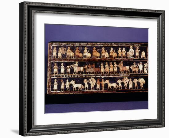 The Standard of Ur, Sumerian, Southern Iraq, c. 2500 BC-null-Framed Photographic Print