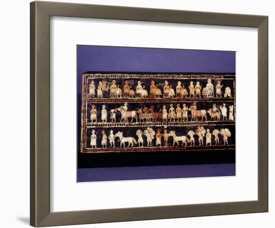 The Standard of Ur, Sumerian, Southern Iraq, c. 2500 BC-null-Framed Photographic Print