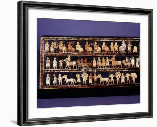 The Standard of Ur, Sumerian, Southern Iraq, c. 2500 BC-null-Framed Photographic Print