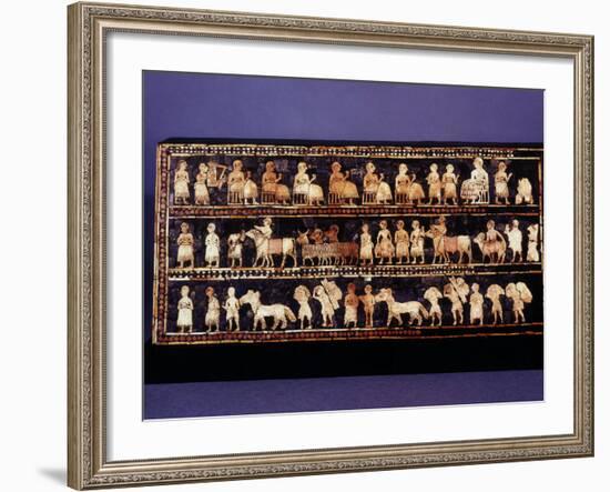 The Standard of Ur, Sumerian, Southern Iraq, c. 2500 BC-null-Framed Photographic Print