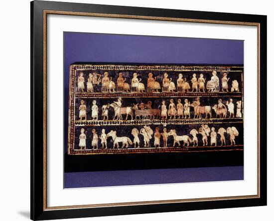 The Standard of Ur, Sumerian, Southern Iraq, c. 2500 BC-null-Framed Photographic Print