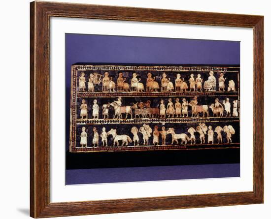 The Standard of Ur, Sumerian, Southern Iraq, c. 2500 BC-null-Framed Photographic Print