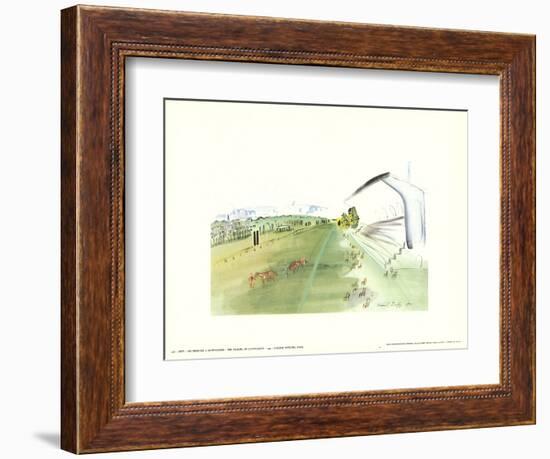 The Stands at Saint-Cloud-Raoul Dufy-Framed Art Print