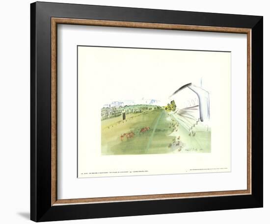 The Stands at Saint-Cloud-Raoul Dufy-Framed Art Print