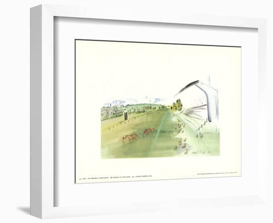 The Stands at Saint-Cloud-Raoul Dufy-Framed Art Print