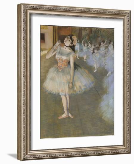 The Star, 1879-81-Edgar Degas-Framed Giclee Print