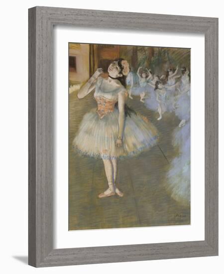 The Star, 1879-81-Edgar Degas-Framed Giclee Print