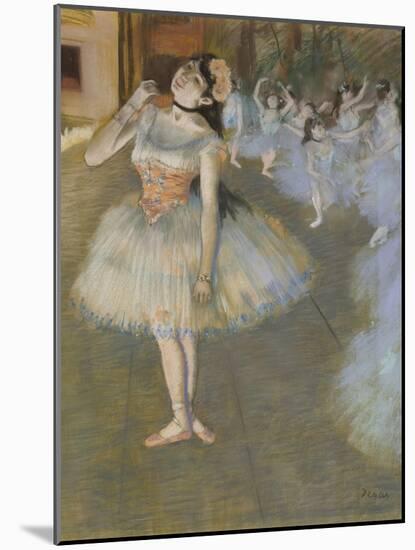 The Star, 1879-81-Edgar Degas-Mounted Giclee Print